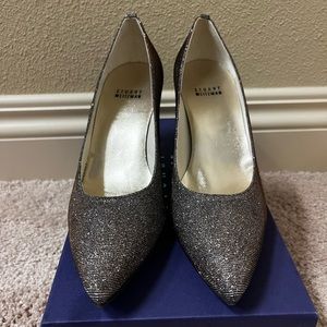 Stuart Wetzman Pyrite Nocturn 3” heels, 7-1/2 M